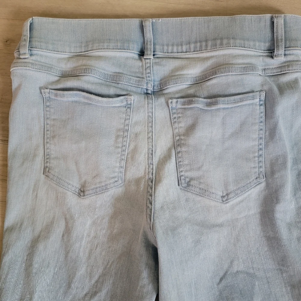 SPANX Blue Flare Wide Leg Jeans Classic Denim - Picture 9 of 13